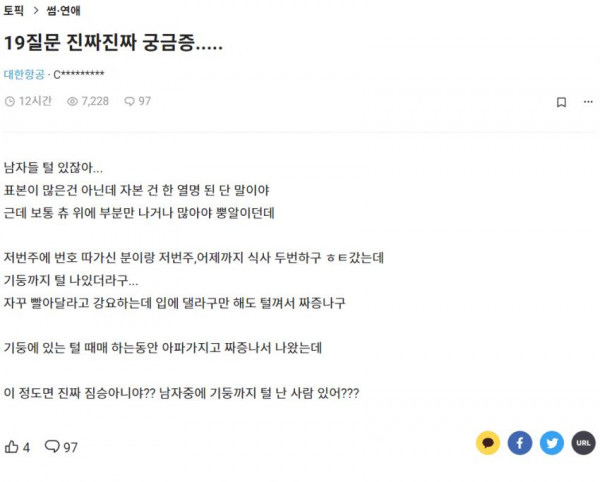 19)승무원 누나의 궁금증