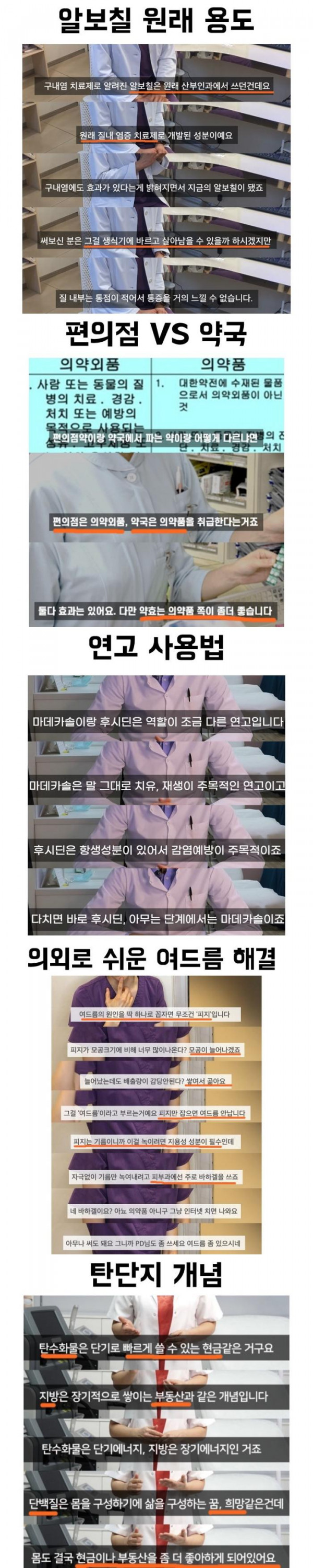 전 국민 중 20%만 알고 있다는 의학상식